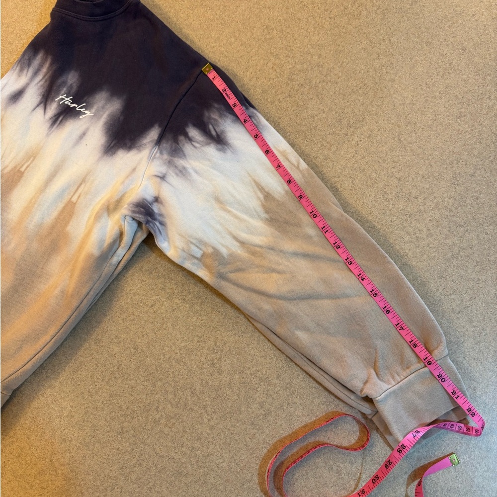 Hurley Blue and Tan Tie-Dye Sweatshirt - Picture 6 of 6